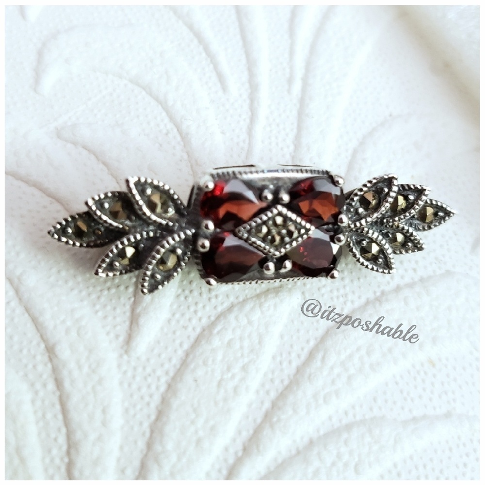 Vintage Style Marcasite Brooch